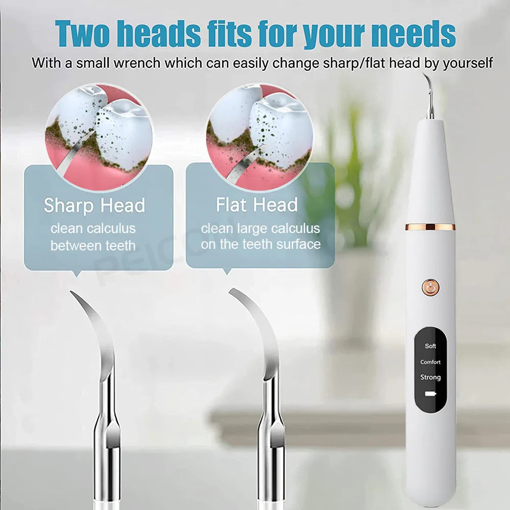 Electric Ultrasonic Dental Tartar Scaler for Deep Cleaning and Complete Oral Care