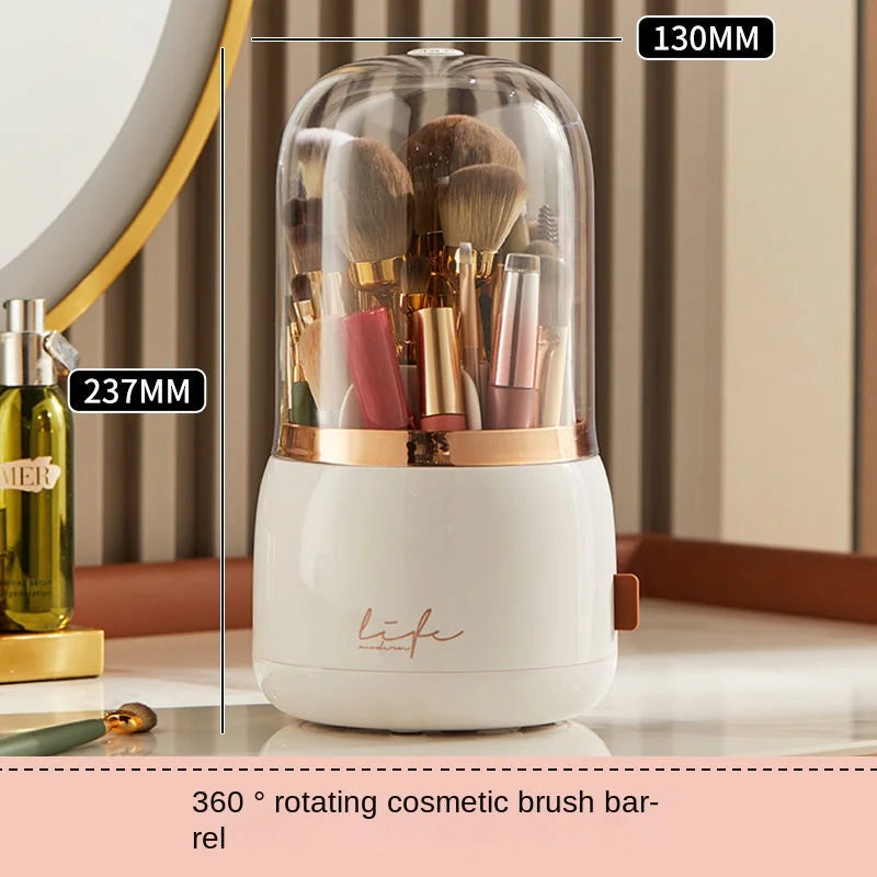 360° Rotating Makeup Organizer - Elegant and Practical Solution for Cosmetic Storage 