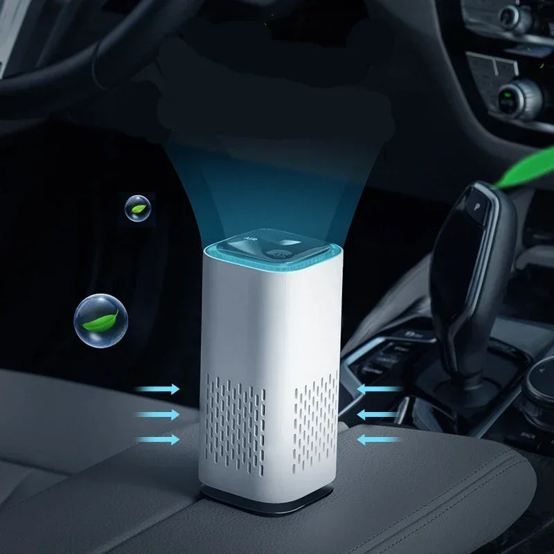 Purificador de Aire de Iones Negativos con Conexión USB - Accesorio Ideal para Hogar y Coche