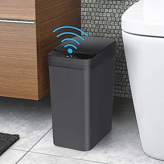 Cubo de Basura Inteligente Sin Contacto con Sensor Automático y Carga USB - Solución Higiénica y Moderna para Cocina y Baño