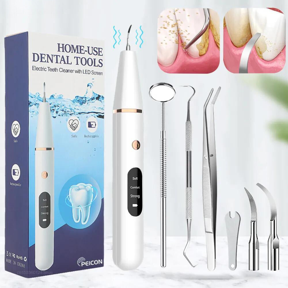 Electric Ultrasonic Dental Tartar Scaler for Deep Cleaning and Complete Oral Care