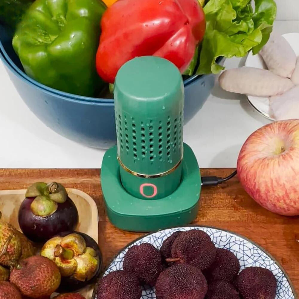 Esterilizadora Ultrasónica Portátil para Frutas y Verduras - Limpieza Profunda y Segura para un Estilo de Vida Saludable