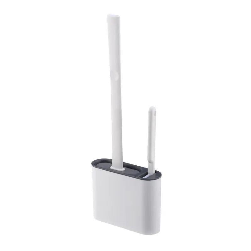 TPR Silicone Toilet Brush with Multi-Use Holder-EcoClean FlexiSilk