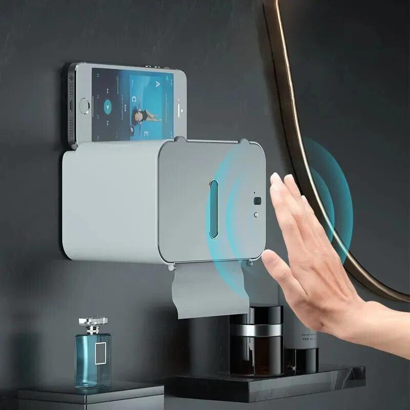 Automatic Induction Toilet Paper Holder - Modern and Minimalist Bathroom Accessory 