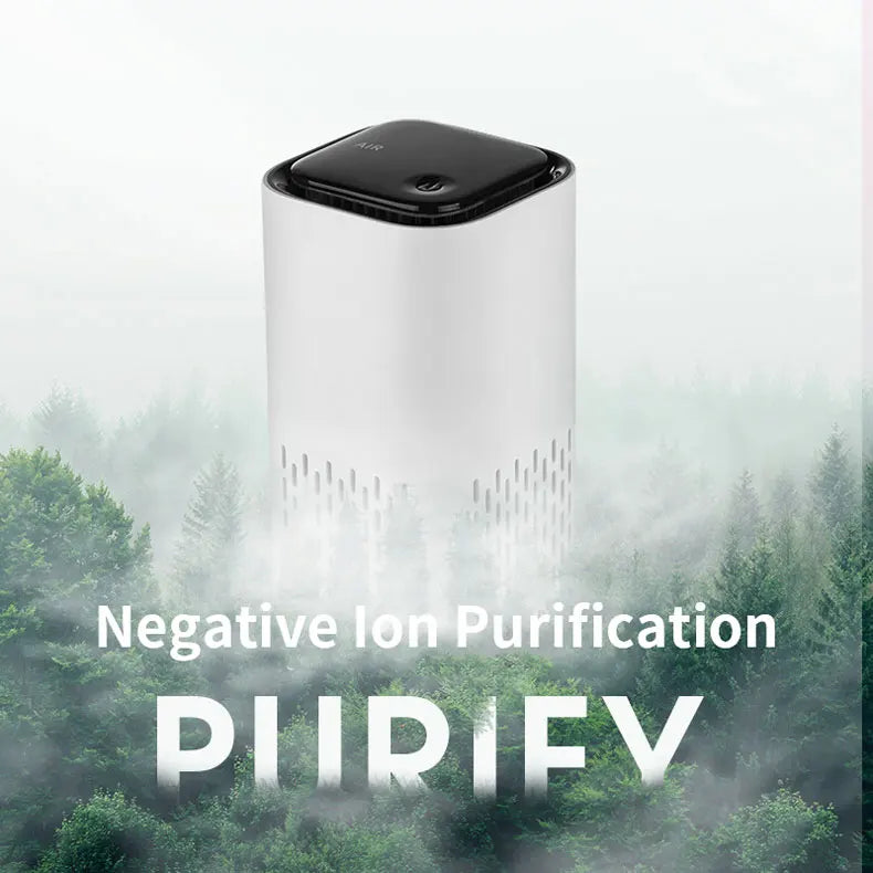 Negative Ion Air Purifier with USB Connection - Ideal Accessory for Home and Car