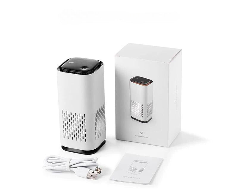 Negative Ion Air Purifier with USB Connection - Ideal Accessory for Home and Car